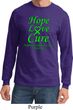 Lymphoma Cancer Hope Love Cure Long Sleeve