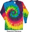 Lymphoma Cancer Hope Love Cure Long Sleeve Tie Dye Shirt