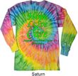 Lymphoma Cancer Hope Love Cure Long Sleeve Tie Dye Shirt