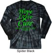 Lymphoma Cancer Hope Love Cure Long Sleeve Tie Dye Shirt