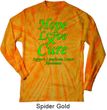 Lymphoma Cancer Hope Love Cure Long Sleeve Tie Dye Shirt