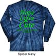 Lymphoma Cancer Hope Love Cure Long Sleeve Tie Dye Shirt