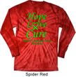 Lymphoma Cancer Hope Love Cure Long Sleeve Tie Dye Shirt