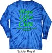 Lymphoma Cancer Hope Love Cure Long Sleeve Tie Dye Shirt