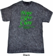 Lymphoma Cancer Hope Love Cure Mineral Tie Dye T-shirt