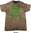 Lymphoma Cancer Hope Love Cure Mineral Tie Dye T-shirt