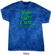 Lymphoma Cancer Hope Love Cure Mineral Tie Dye T-shirt