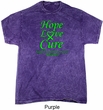 Lymphoma Cancer Hope Love Cure Mineral Tie Dye T-shirt