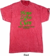 Lymphoma Cancer Hope Love Cure Mineral Tie Dye T-shirt
