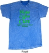 Lymphoma Cancer Hope Love Cure Mineral Tie Dye T-shirt