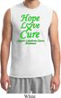 Lymphoma Cancer Hope Love Cure Muscle Shirt