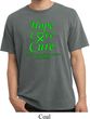 Lymphoma Cancer Hope Love Cure Pigment Dyed T-shirt
