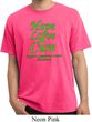 Lymphoma Cancer Hope Love Cure Pigment Dyed T-shirt