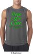 Lymphoma Cancer Hope Love Cure Sleeveless Shirt