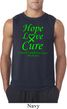 Lymphoma Cancer Hope Love Cure Sleeveless Shirt