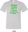 Lymphoma Cancer Hope Love Cure Tall T-shirt