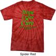 Lymphoma Cancer Hope Love Cure Tie Dye T-shirt