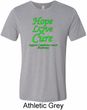 Lymphoma Cancer Hope Love Cure Tri Blend Tee