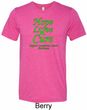 Lymphoma Cancer Hope Love Cure Tri Blend Tee