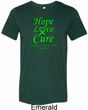 Lymphoma Cancer Hope Love Cure Tri Blend Tee