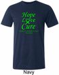 Lymphoma Cancer Hope Love Cure Tri Blend Tee