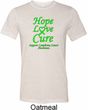 Lymphoma Cancer Hope Love Cure Tri Blend Tee