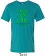 Lymphoma Cancer Hope Love Cure Tri Blend Tee
