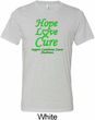 Lymphoma Cancer Hope Love Cure Tri Blend Tee