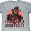 Macho Man Shirt Mackin and Smackin Adult Grey Tee T-Shirt