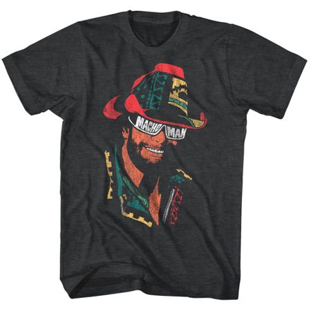 Macho Man Shirt Mmglasses Black Tee T-Shirt