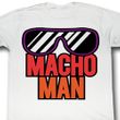 Macho Man Shirt More Macho Adult White Tee T-Shirt