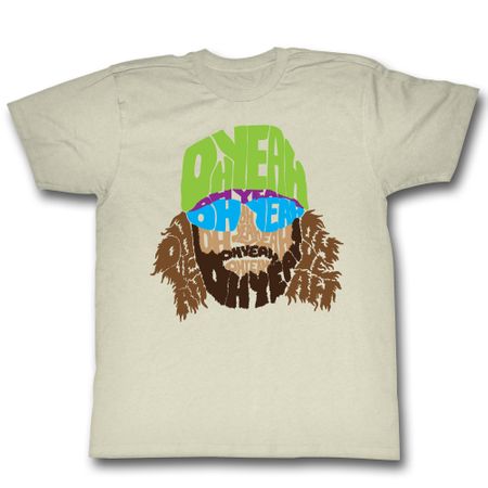 Macho Man Shirt Oh Yea Face Natural T-Shirt