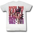 Macho Man Shirt Randy Savage Adult White Tee T-Shirt
