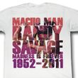 Macho Man Shirt Randy Savage Adult White Tee T-Shirt