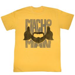 Macho Man Shirt The Beard Gold T-Shirt
