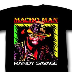 Macho Man Shirt Time Of My Life Adult Black Tee T-Shirt