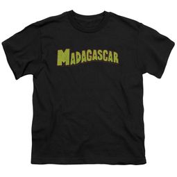 Madagascar Kids Shirt Logo Black T-Shirt Madagascar Kids Shirt Logo Black T-Shirt