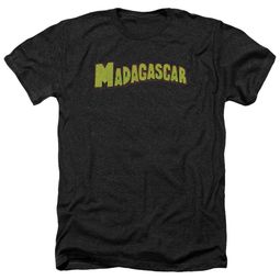 Madagascar Shirt Logo Heather Black T-Shirt Madagascar Shirt Logo Heather Black T-Shirt