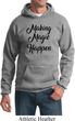 Making Magic Happen Black Print Hoodie