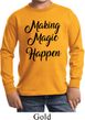 Making Magic Happen Black Print Kids Long Sleeve Shirt