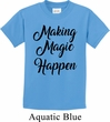 Making Magic Happen Black Print Kids Shirt