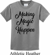 Making Magic Happen Black Print Kids Shirt