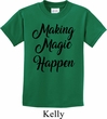 Making Magic Happen Black Print Kids Shirt