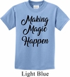 Making Magic Happen Black Print Kids Shirt
