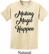 Making Magic Happen Black Print Kids Shirt