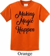 Making Magic Happen Black Print Kids Shirt