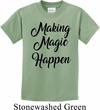 Making Magic Happen Black Print Kids Shirt