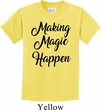 Making Magic Happen Black Print Kids Shirt