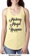 Making Magic Happen Black Print Ladies Ideal Tank Top