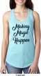 Making Magic Happen Black Print Ladies Ideal Tank Top